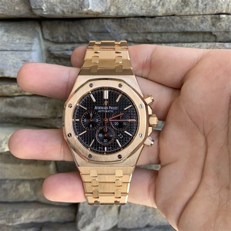 audemars piguet royal oak chronograph 41mm rose gold|audemars piguet rose gold diamond.